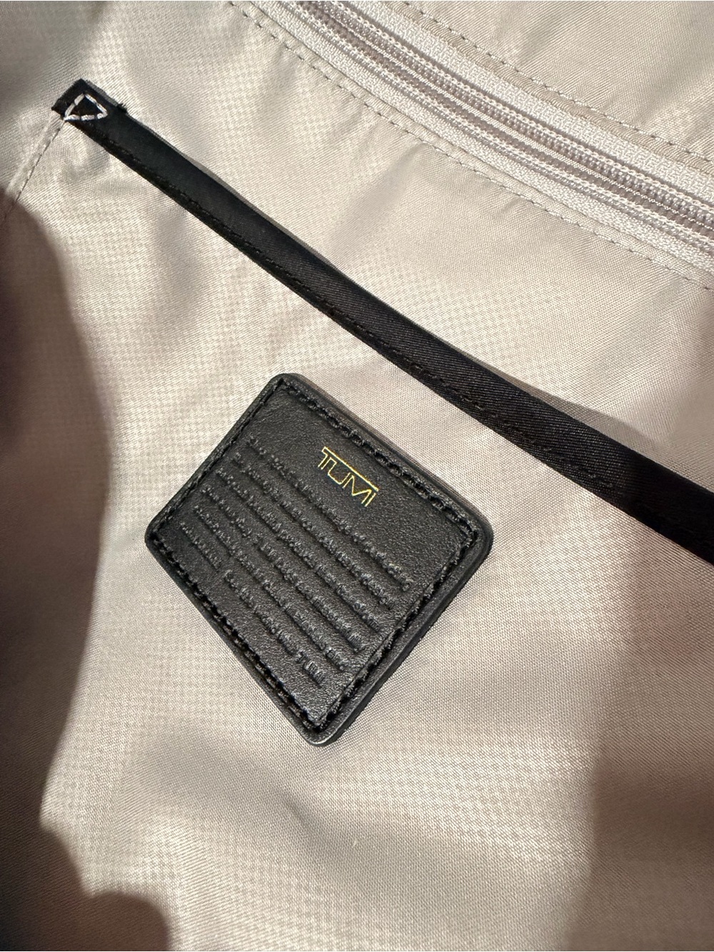 ONE DAY SALE 🫶🏻Tumi Black Nylon Backpack with Gold-Tone Hardware - Picture 15 of 16